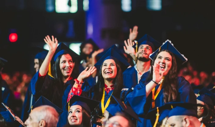 FIU graduates celebrate a commencement